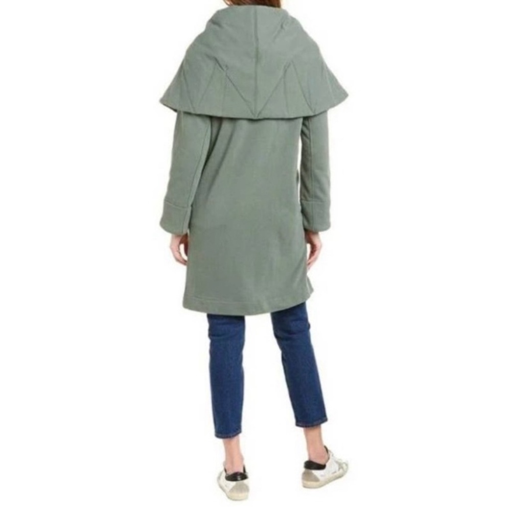Young Fabulous & Broke Sandrine Quilted Coat in Sage Green M/L